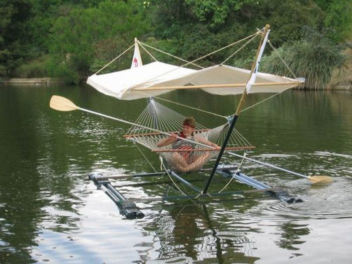 Floating hammock